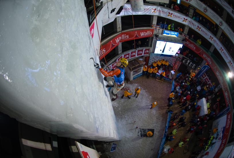 20. Durchführung von UIAA Ice Climbing Weltcup in Saas-Fee