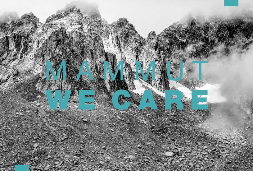 MAMMUT WE CARE: TRANSPARENTE NACHHALTIGKEITSZIELE