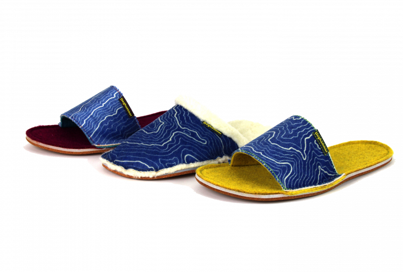 Hüttenschuhe aus Skifellresten