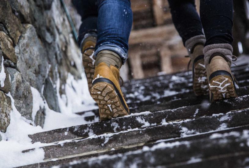 Bodenkontrolle für die Füße  Wintersohlen von Michelin Technical Soles